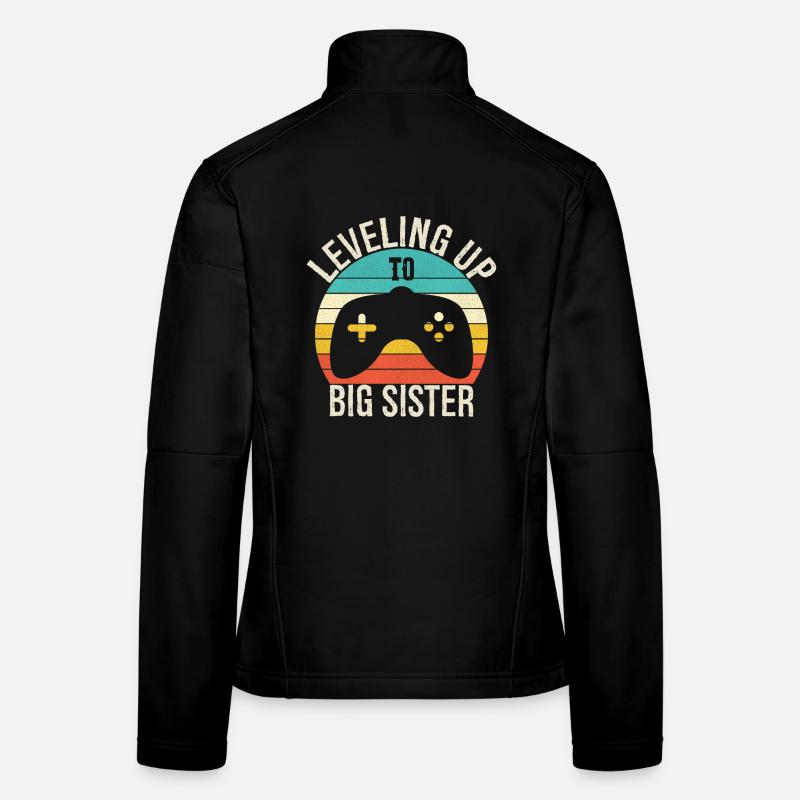 Leveling up to Big Sister Women's Softshell Jacket