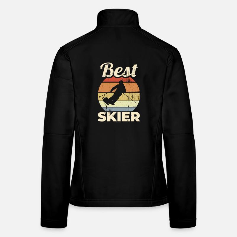 Meilleur skieur Veste en tissu softshell Femme