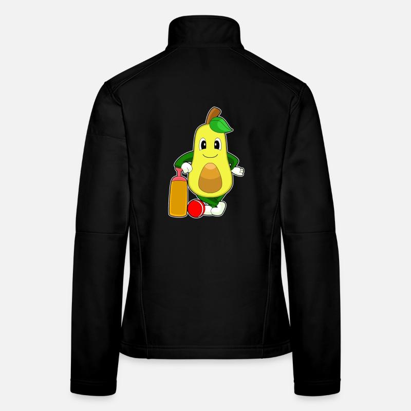 Batte de cricket Avocado Cricket Veste en tissu softshell Femme