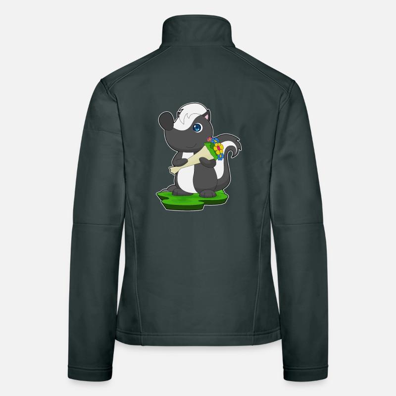 Skunk Bouquet Women's Softshell Jacket