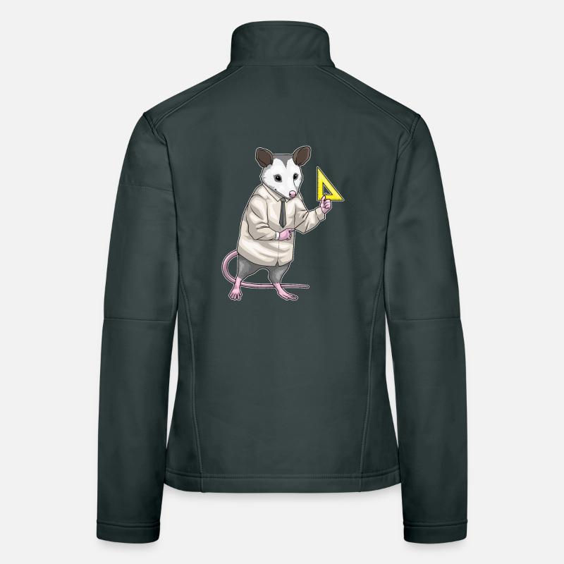 Possum, professeur de maths, école Veste en tissu softshell Femme