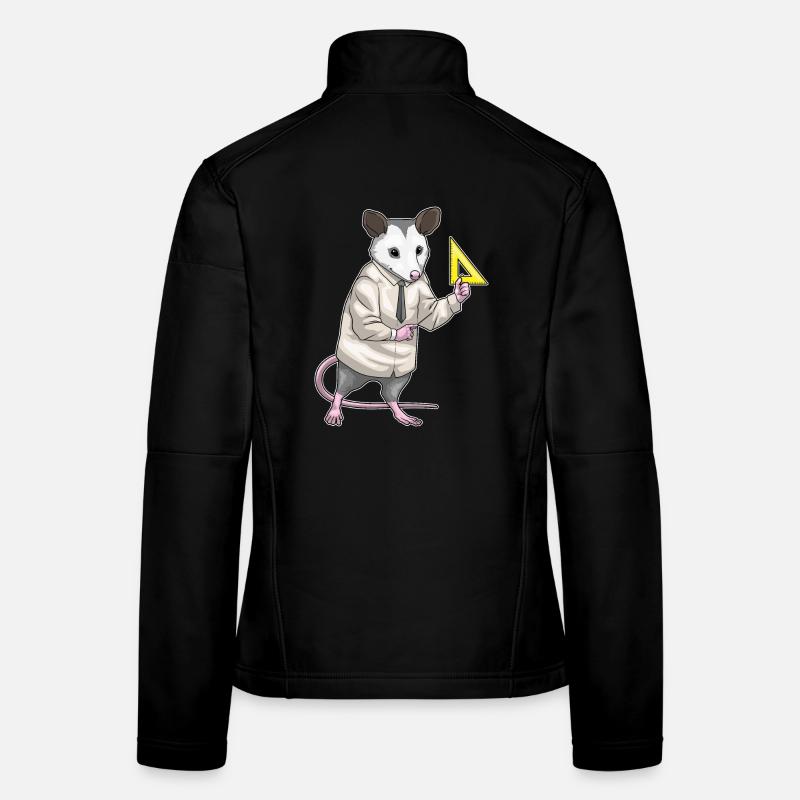Beutelratte Mathe Lehrer Schule Frauen Softshelljacke