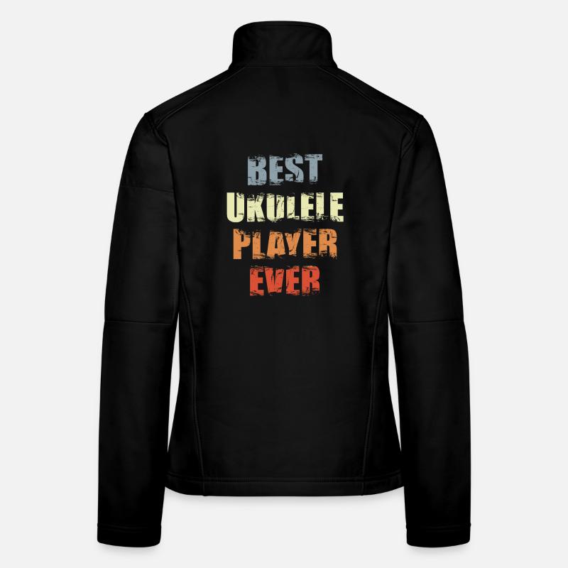 Ukulele Player Women's Softshell Jacket
