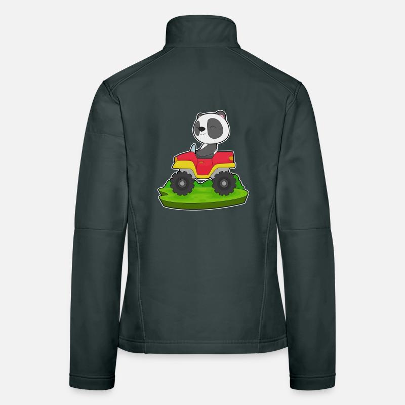 Panda Auto Frauen Softshelljacke