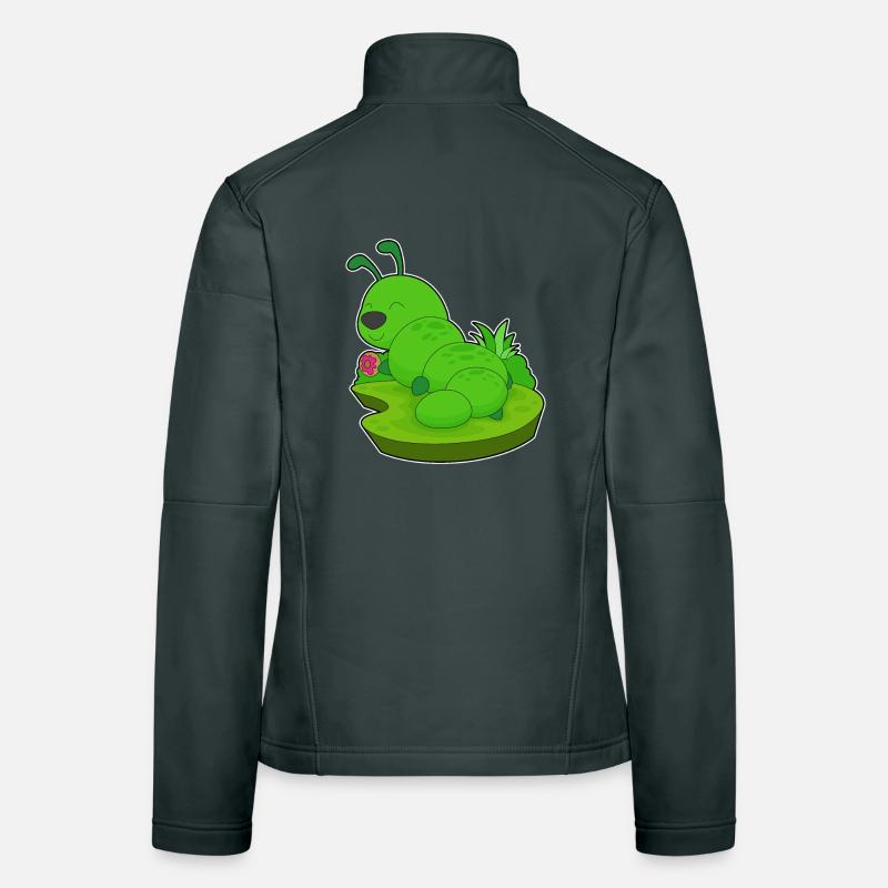Raupe Donut Frauen Softshelljacke