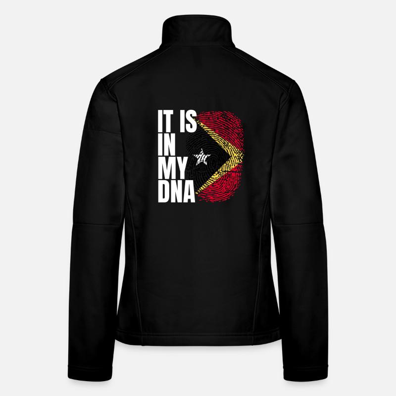 East Timor Fingerprint Women's Softshell Jacket