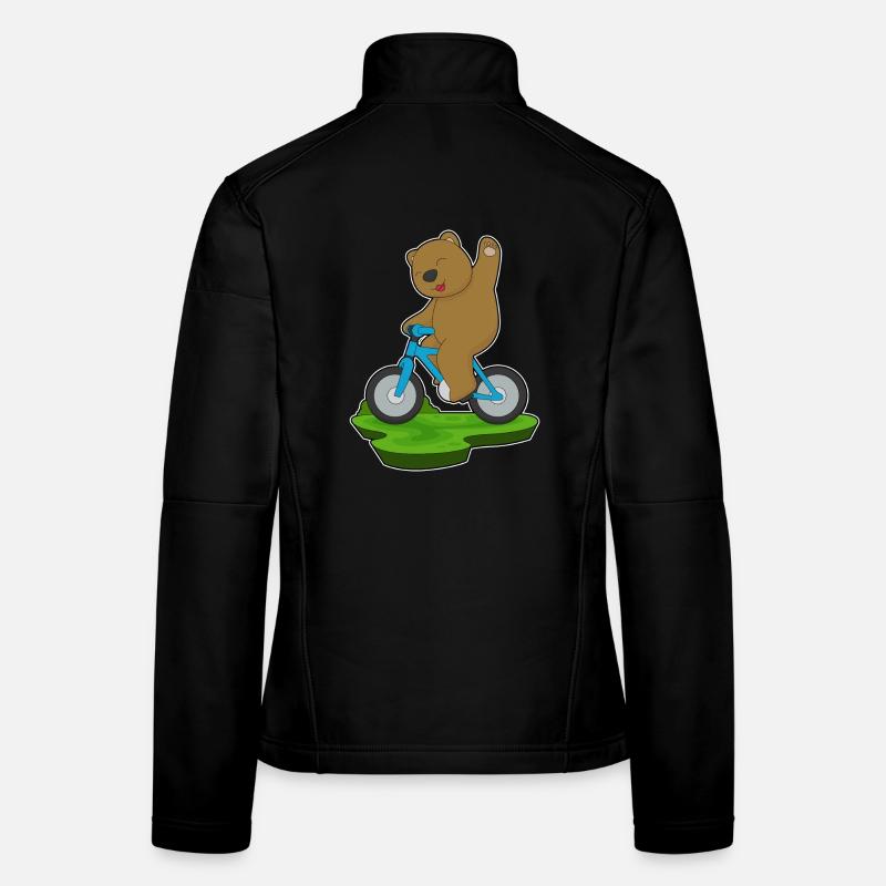 Vélo de l’ours Veste en tissu softshell Femme