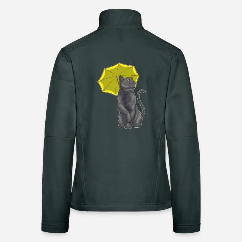 Parapluie de pluie pour chat Veste en tissu softshell Femme