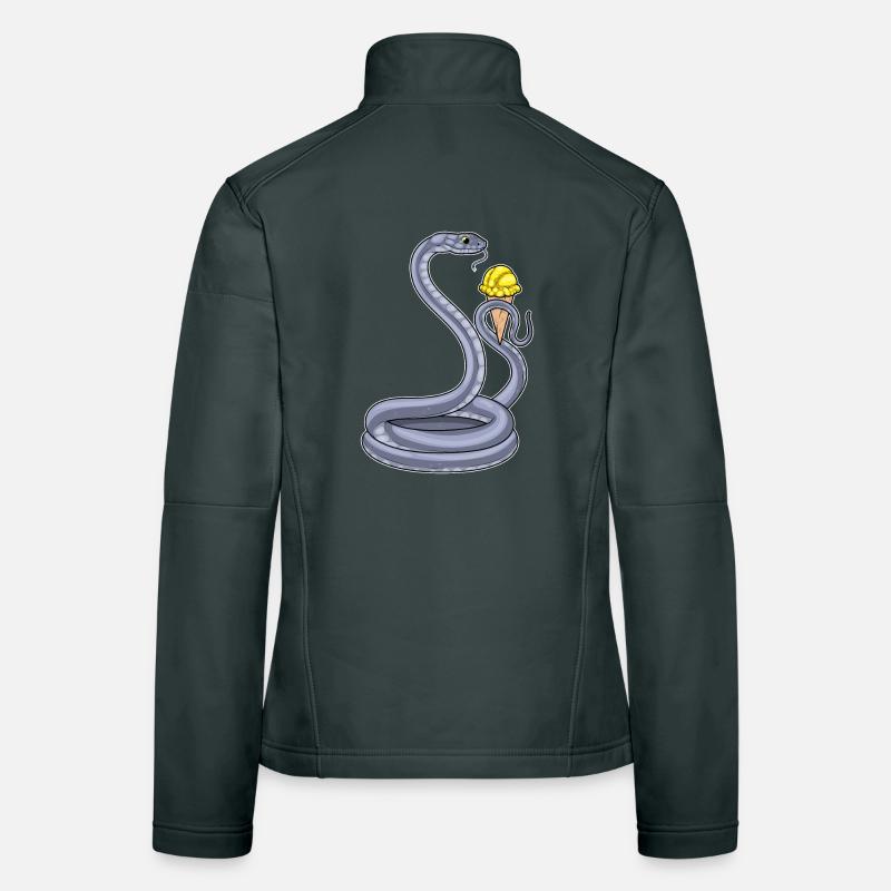 Snake Waffle Ice Cream Women's Softshell Jacket