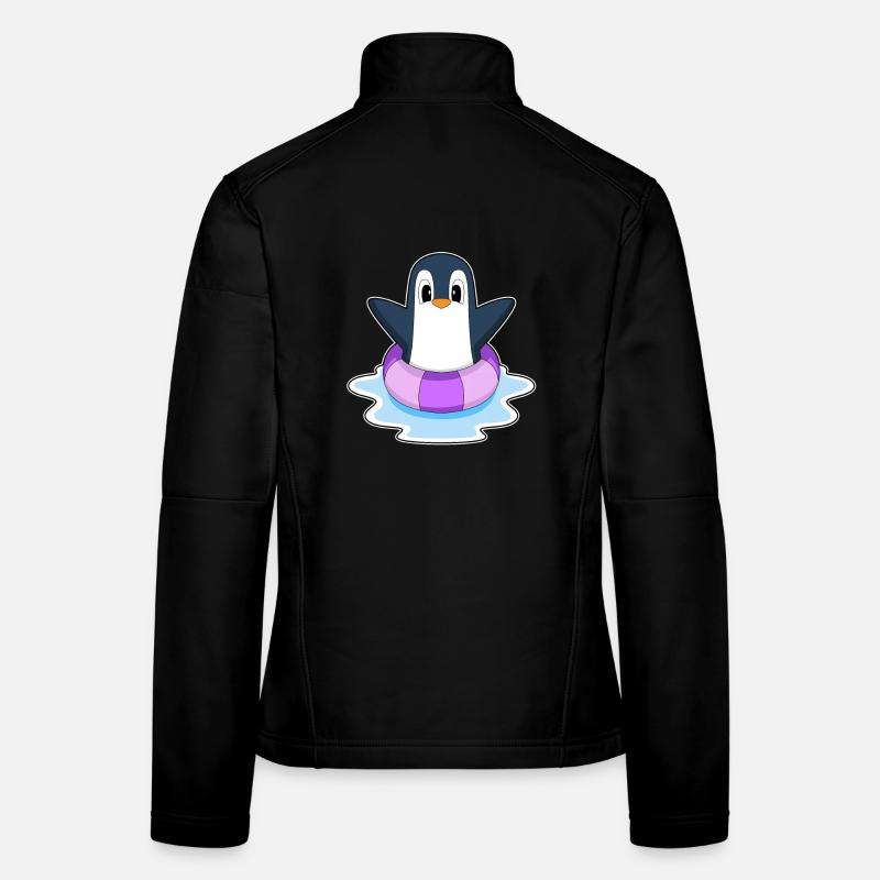 Été de la piscine Penguin Veste en tissu softshell Femme