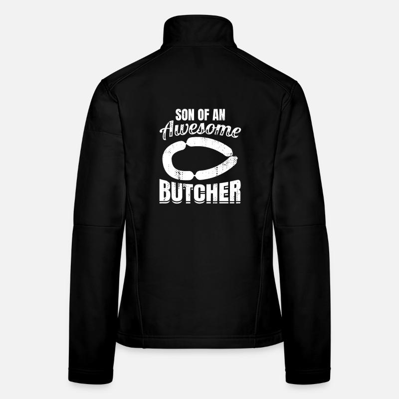 Sohn eines Metzgers Frauen Softshelljacke