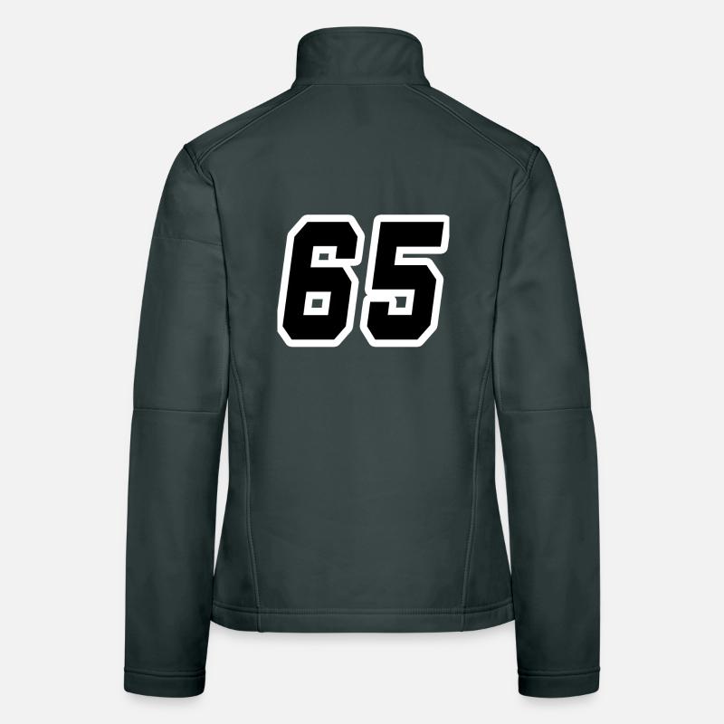 Nummer fünfundsechzig 65 Frauen Softshelljacke