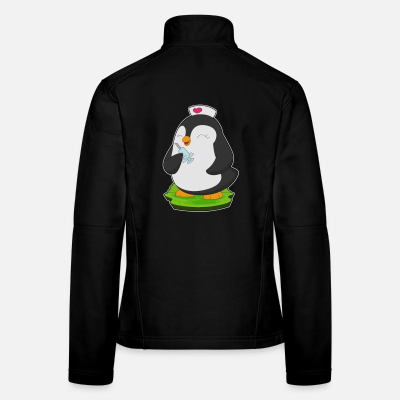 Pinguin Krankenschwester Pflegealltag Frauen Softshelljacke