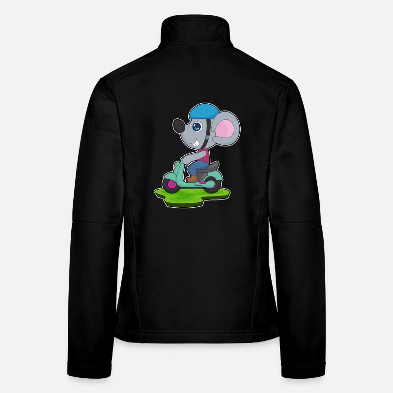 Maus Motorroller Frauen Softshelljacke