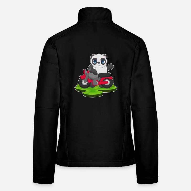 Moto Panda Veste en tissu softshell Femme