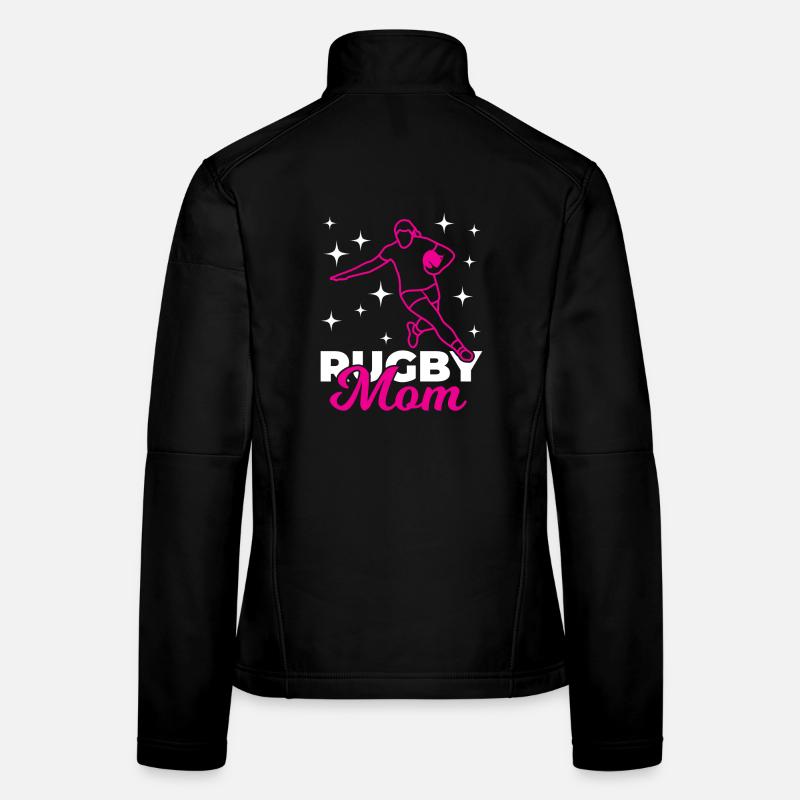 Rugby Mutter Frauen Softshelljacke