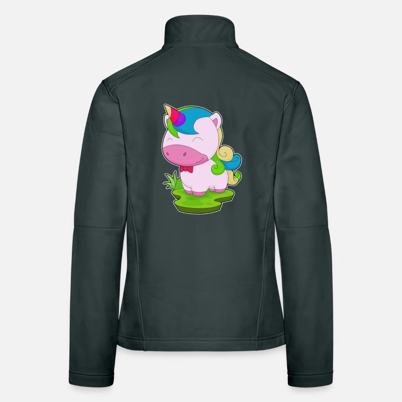 Einhorn Fliege Frauen Softshelljacke