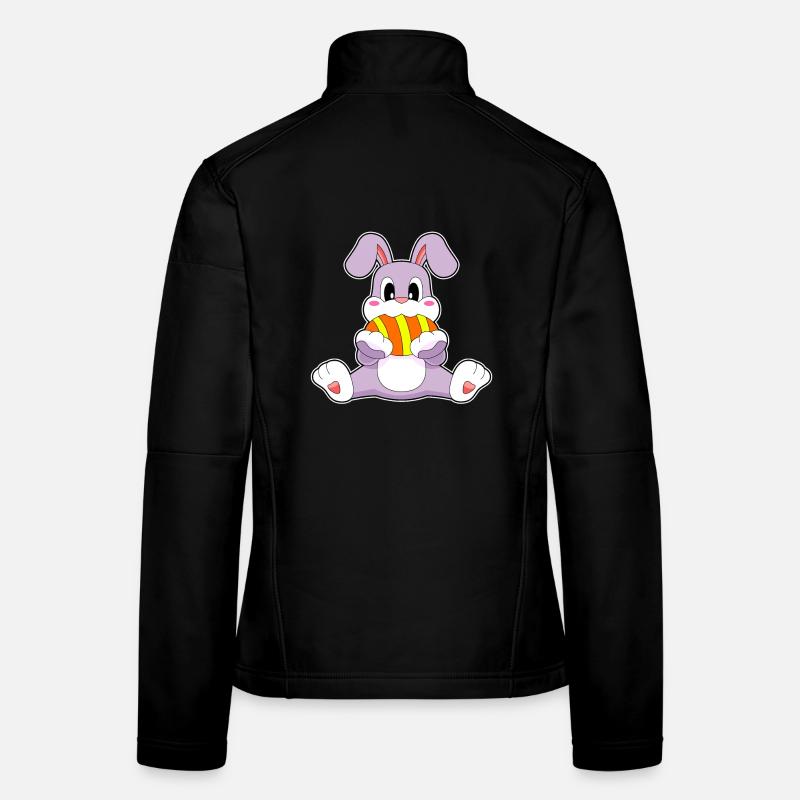 Œuf de Pâques lapin de Pâques Veste en tissu softshell Femme
