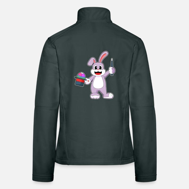 Sorcier de Pâques Lapin Veste en tissu softshell Femme