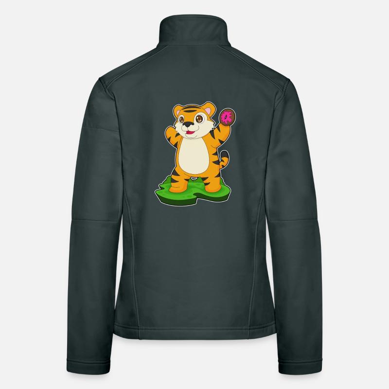 Tiger Donut Women's Softshell Jacket