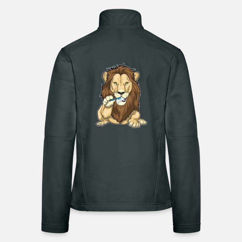 Brosse à dents Lion Veste en tissu softshell Femme