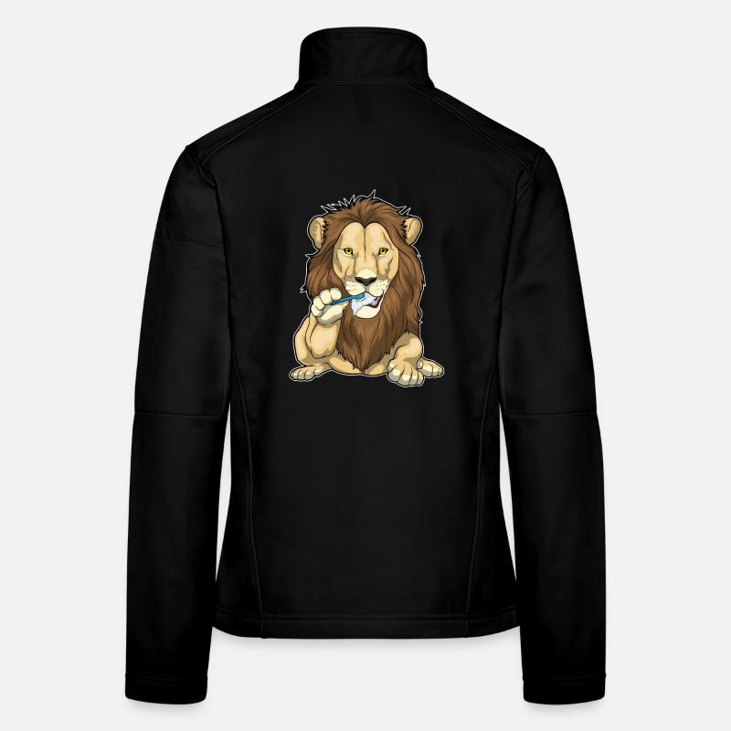 Lion Toothbrush Women's Softshell Jacket