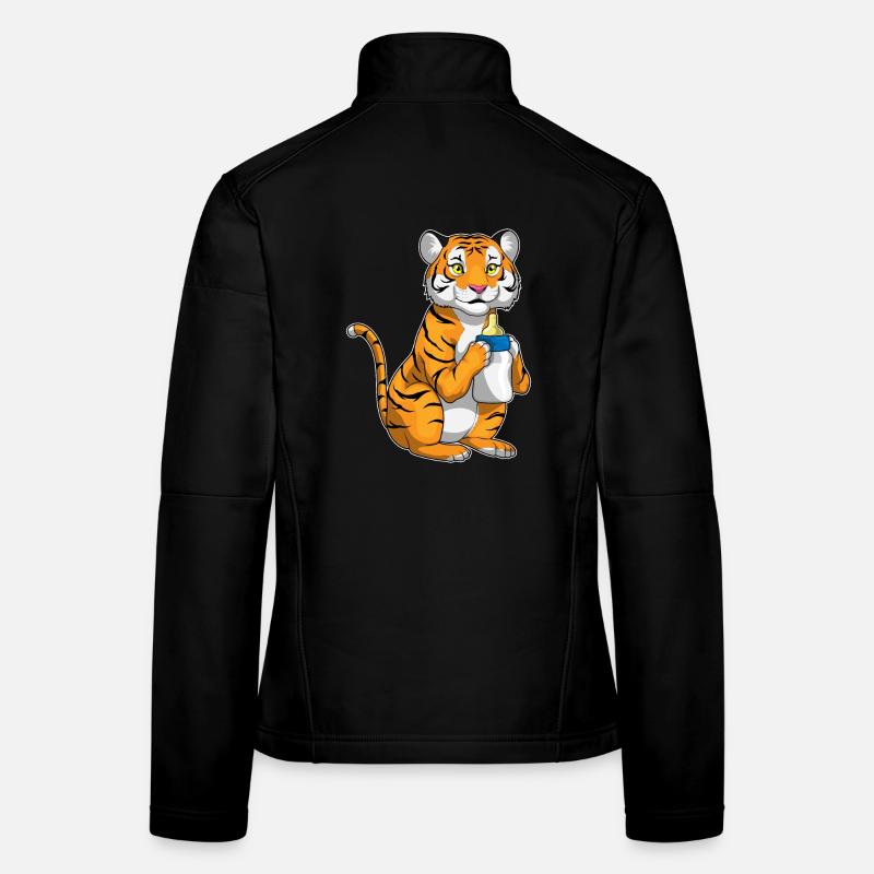 Lait pour biberon Tiger Veste en tissu softshell Femme