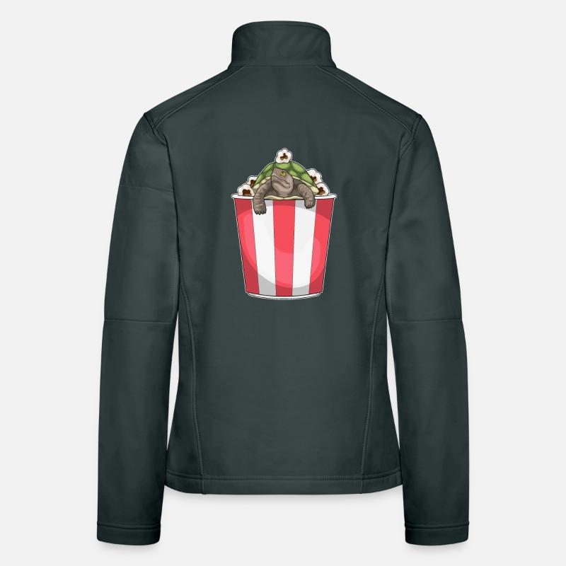 Turtle Popcorn Women's Softshell Jacket