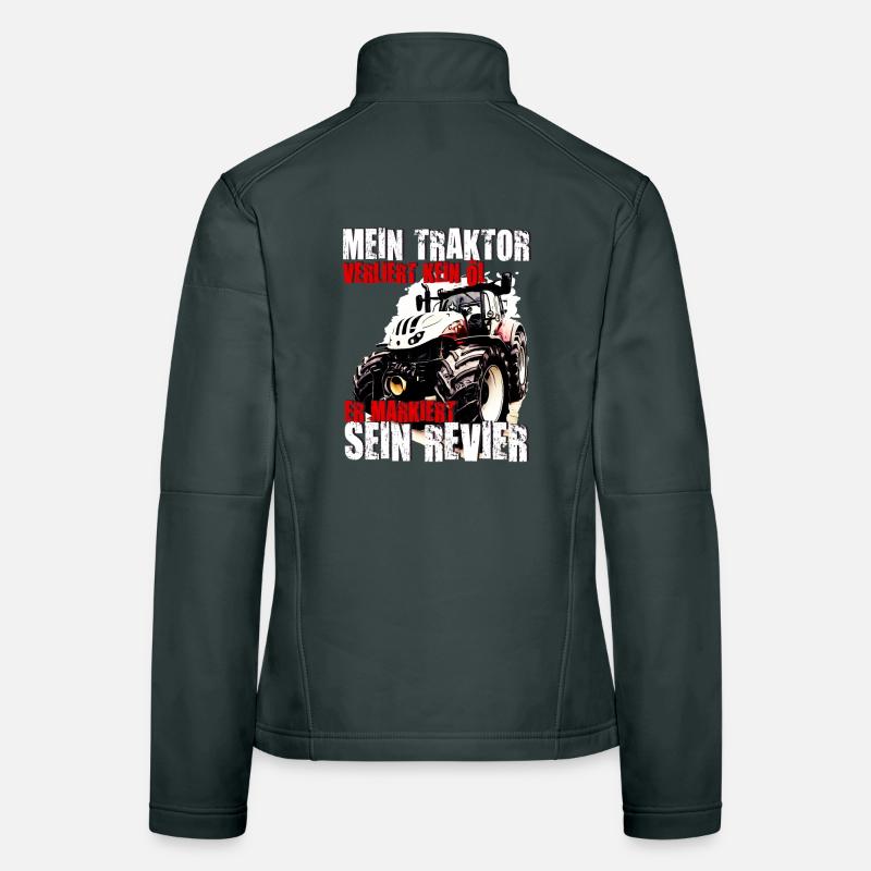 Steyr Traktor Spruch Frauen Softshelljacke