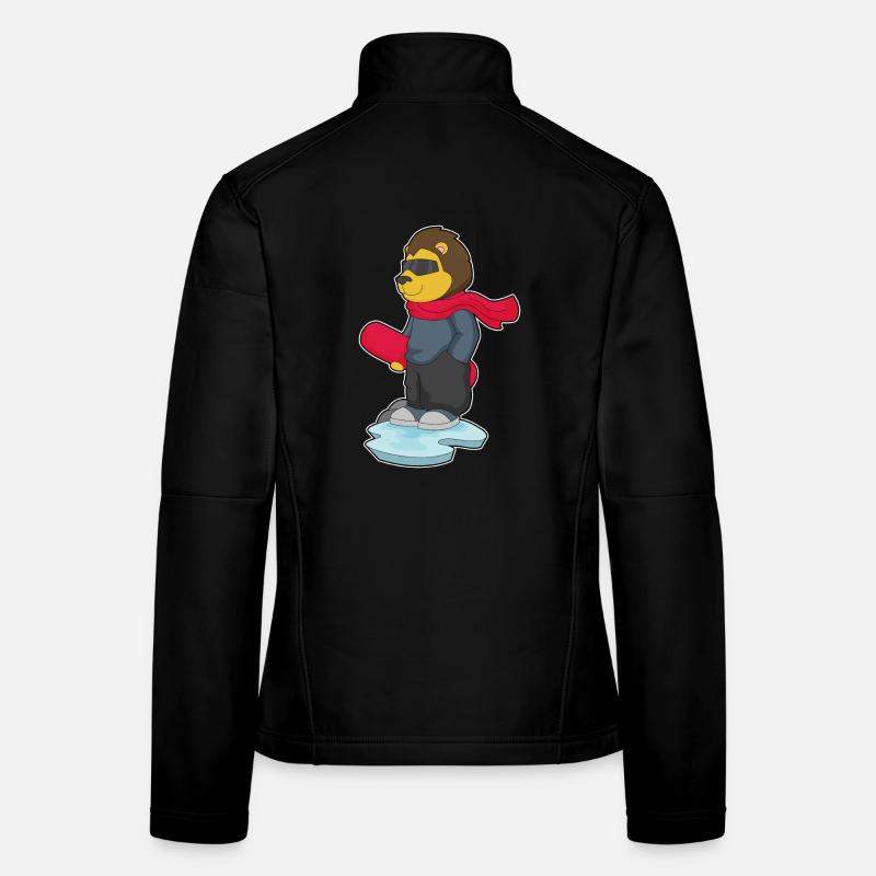 Löwe Snowboarder Snowboard Veste en tissu softshell Femme