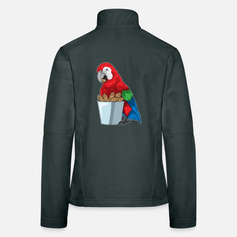 Papagei Erdnuss Frauen Softshelljacke