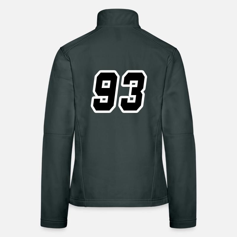 Nummer dreiundneunzig 93 Frauen Softshelljacke