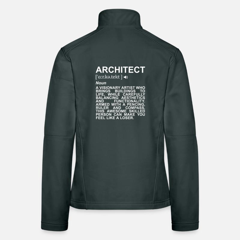 Architekt Definition Frauen Softshelljacke