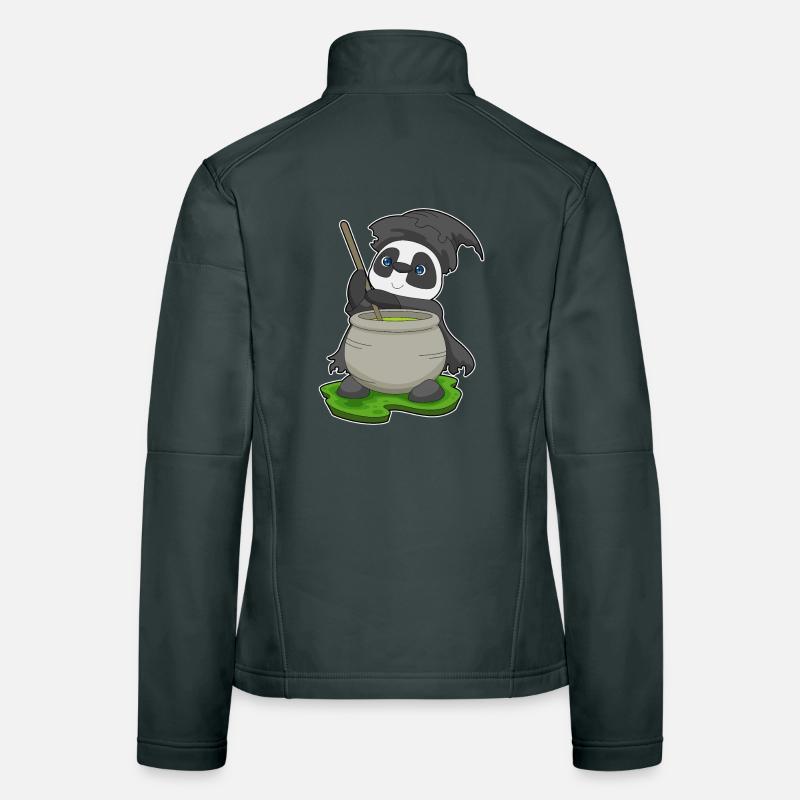 Panda Witch Potion Women's Softshell Jacket