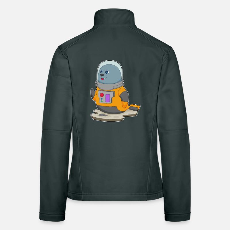 Seal Astronaut Space Veste en tissu softshell Femme