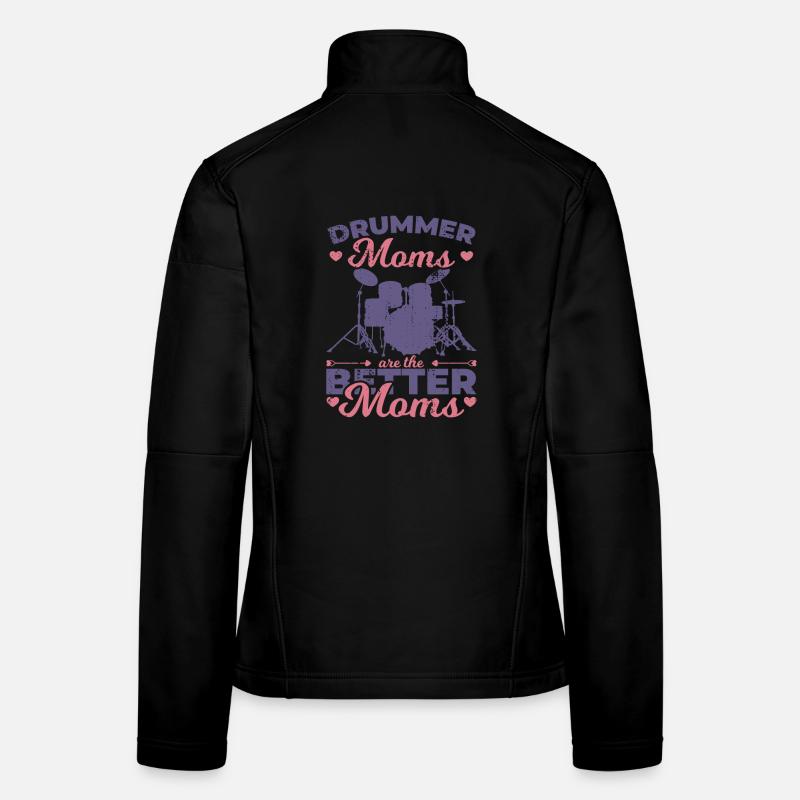 Drummer Mama Frauen Softshelljacke