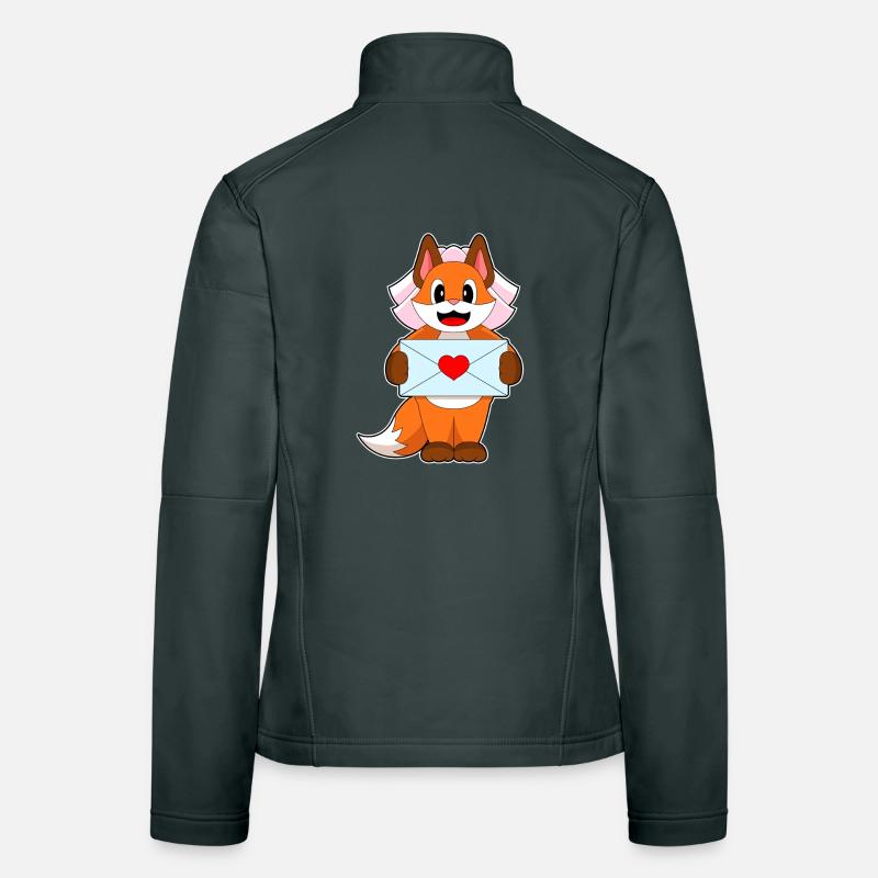 Fox mariée lettre mariage Veste en tissu softshell Femme