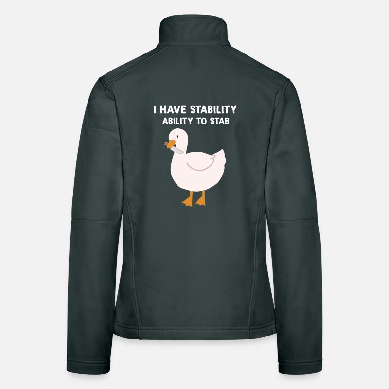 I Have Stability Ability To Stab Frauen Softshelljacke