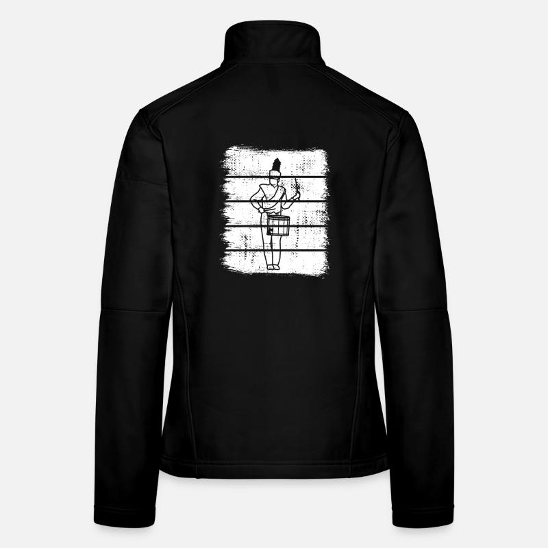 Trommler Skizze Frauen Softshelljacke