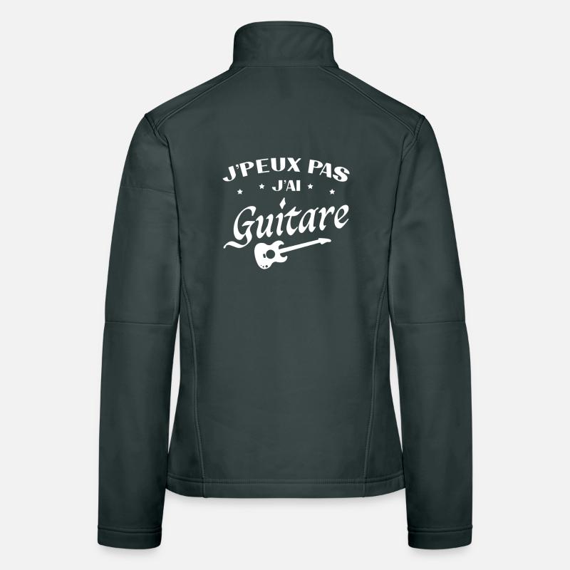 I can't I guitar Women's Softshell Jacket