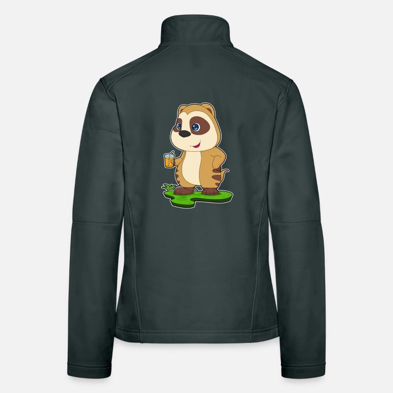 Jus de suricate Veste en tissu softshell Femme