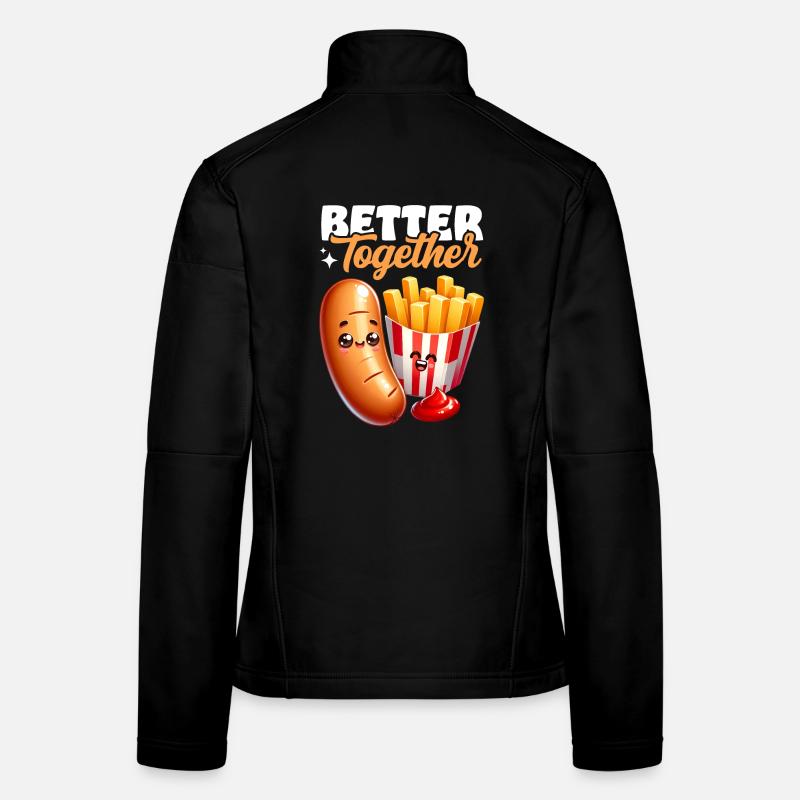 Better Together – Bratwurst Fries Snack Women's Softshell Jacket