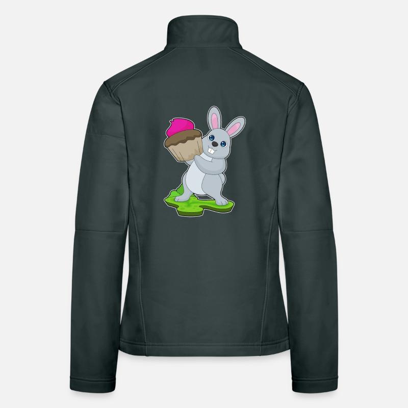 Hase Cupcake Frauen Softshelljacke