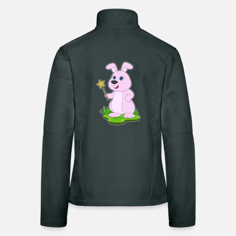 Bunny Wizard Wand Women's Softshell Jacket