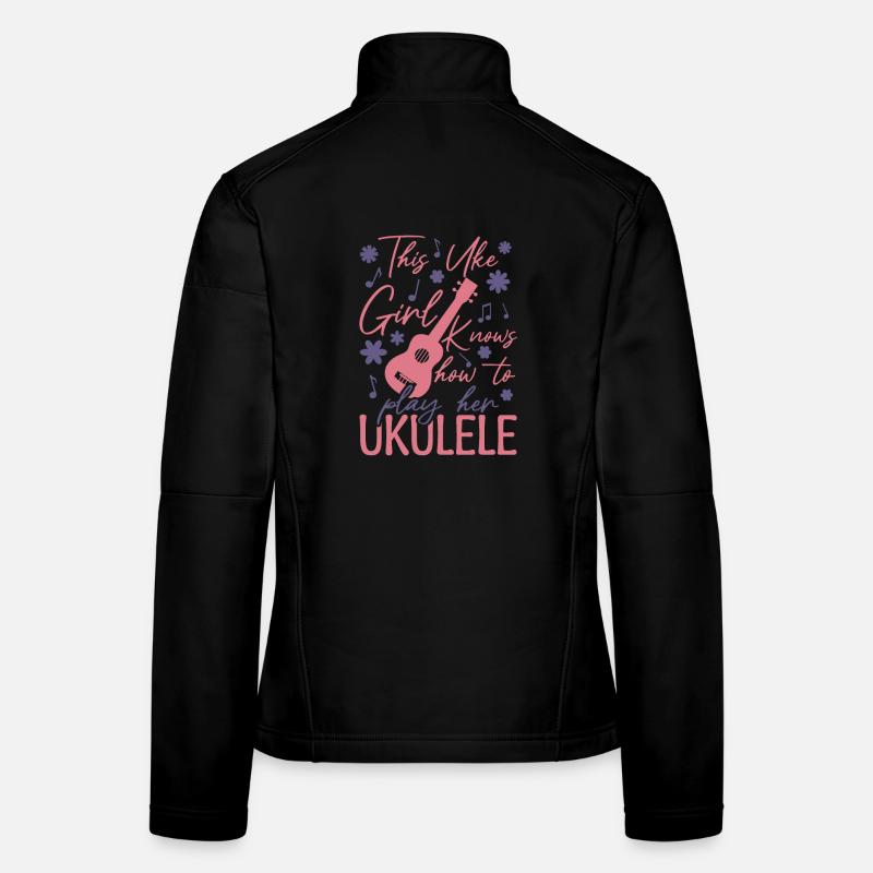 Fille Uke Veste en tissu softshell Femme