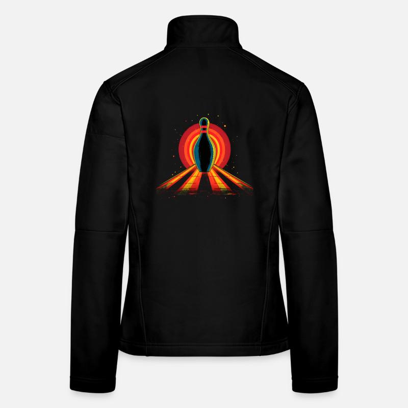 Bowling à l’ancienne Veste en tissu softshell Femme
