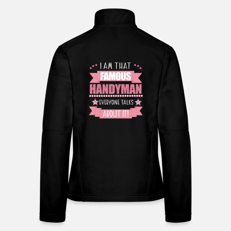 Handwerkerin Beruf Damen Geschenk Frauen Softshelljacke