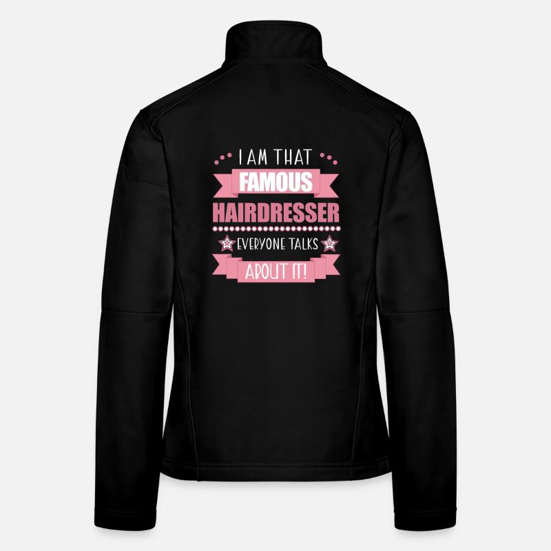 Friseurin Beruf Damen Geschenk Frauen Softshelljacke