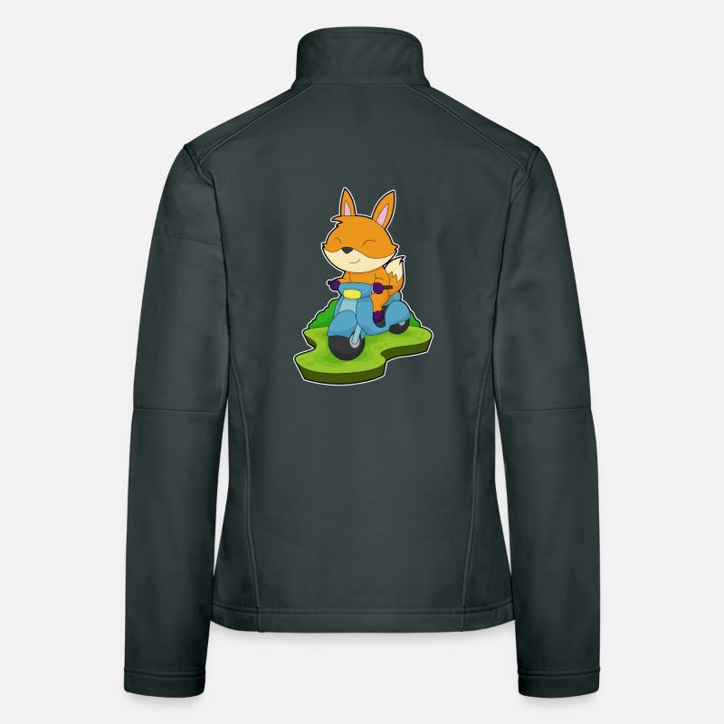 Fuchs Motorroller Frauen Softshelljacke