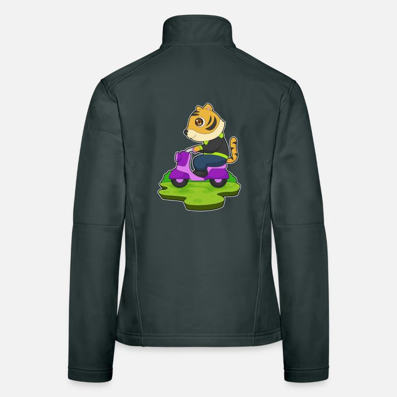 Tiger Scooter Veste en tissu softshell Femme